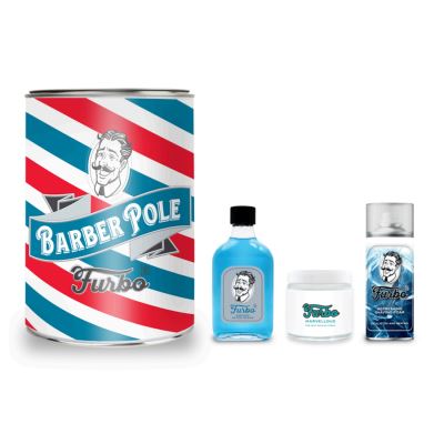 FURBO Vintage Blu Barber Pole 3pz x 300+100+100 ml